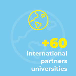 +60 international partners univercities