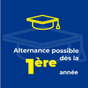Alternance possible dès la 1ère année