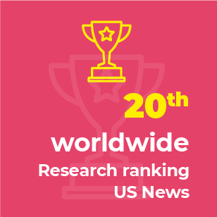 20th worldwide - Research ranking - US News